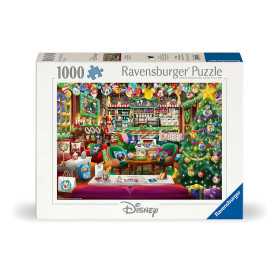 PUZZLE 1000 PEZZI ravensburger CHRISTAMS CAFE originale DISNEY ﻿softclick