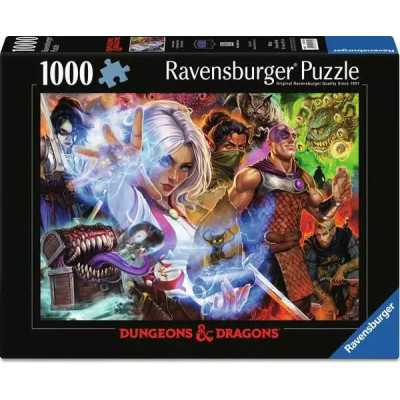 PUZZLE 1000 PEZZI ravensburger QUEST ACCEPTED originale DUNGEONS & DRAGONS softclick