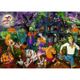 PUZZLE 1000 PEZZI ravensburger HAPPY HALLOWEEN originale SCOOBY DOO softclick