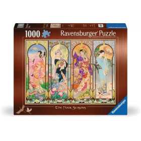 PUZZLE 1000 PEZZI ravensburger LE QUATTRO STAGIONI originale THE FOUR SEASONS softclick