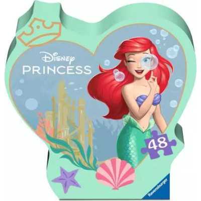 PUZZLE 48 PEZZI ravensburger ARIEL originale DISNEY PRINCESS età 4+
