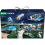 SPACE DELUXE TRAIN SET ferrovia MISSIONE SPAZIALE trenino BRIO world CON RAZZO età 3+
