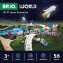 SPACE DELUXE TRAIN SET ferrovia MISSIONE SPAZIALE trenino BRIO world CON RAZZO età 3+