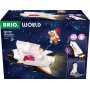 SPACE SHUTTLE per ferrovia NAVICELLA SPAZIALE trenini BRIO world RAZZO età 3+