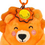 PORTACHIAVI keyring PELUCHE tiny super soft LEONE pupazzo LEGAMI