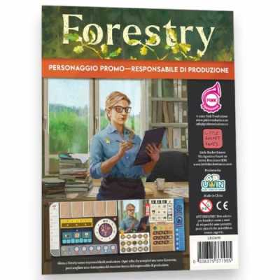 RESPONSABILE DI PRODUZIONE espansione per FORESTRY gioco da tavolo IN ITALIANO età 13+