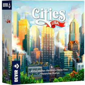 CITIES USA gioco da tavolo GESTIONALE devir IN ITALIANO età 10+