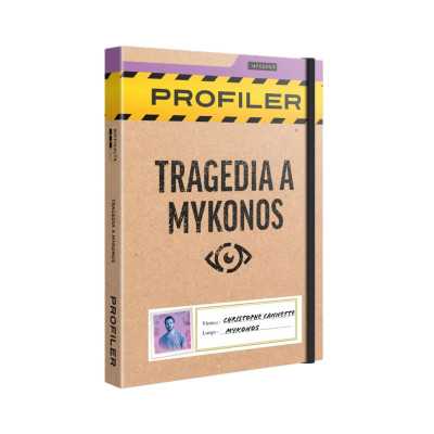 TRAGEDIA A MYKONOS gioco da tavolo PROFILER ms edizioni IN ITALIANO età 14+