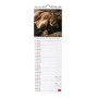 CALENDARIO 2027 da parete BEST FRIENDS legami VERTICALE cm16x49