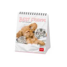 CALENDARIO 2027 da tavolo BEST FRIENDS legami PER SCRIVANIA cm12x14,5