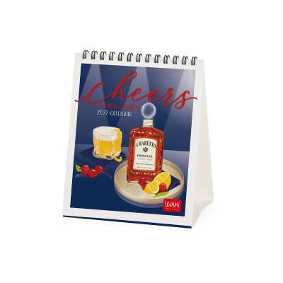 CALENDARIO 2027 da tavolo CHEERS legami PER SCRIVANIA cm12x14,5