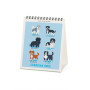 CALENDARIO 2027 da tavolo DOGS OF THE WORLD legami PER SCRIVANIA cm12x14,5