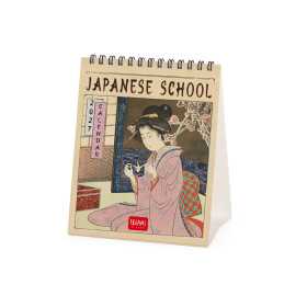 CALENDARIO 2027 da tavolo JAPANESE SCHOOL legami PER SCRIVANIA cm12x14,5