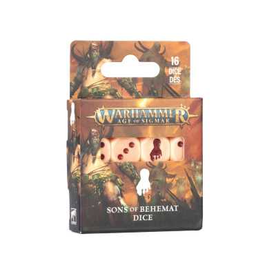 SONS OF BEHEMAT DICE set di dadi dei figli di behemat WARHAMMER AGE OF SIGMAR età 12+