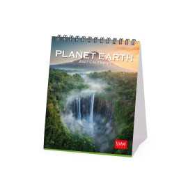 CALENDARIO 2027 da tavolo PLANET EARTH legami PER SCRIVANIA cm12x14,5