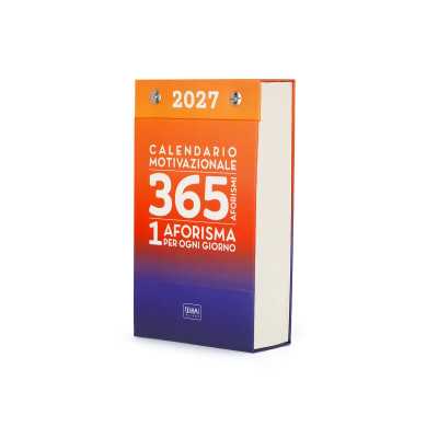 CALENDARIO 2027 da tavolo MOTIVAZIONALE giornaliero 365 GIORNI legami PER SCRIVANIA