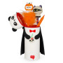 KAWAII 2 in 1 ASTUCCIO in silicone PANDA HALLOWEEN legami TOMBOLINO portapenne BAM BOO con zip