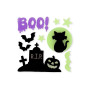 WINDOW GLOW adesivi gel BOO per finestre HALLOWEEN legami DECORAZIONI