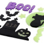 WINDOW GLOW adesivi gel BOO per finestre HALLOWEEN legami DECORAZIONI