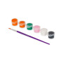 PORTACANDELA kit artistico DA COLORARE zucca e coniglietto BUNNY legami PAINT YOUR HALLOWEEN
