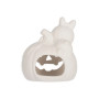 PORTACANDELA kit artistico DA COLORARE zucca e coniglietto BUNNY legami PAINT YOUR HALLOWEEN