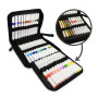 ASTUCCIO trousse SET DI 45 PENNARELLI colore acrilico BUKI kit artistico CREATIVO età 7+