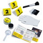 POSSO ESSERE SCIENZIATO FORENSE kit scientifico BUKI set educativo ESPERIMENTI età 8+