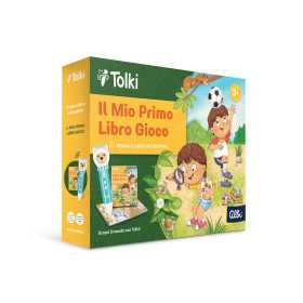 IL MIO PRIMO LIBRO GIOCO gioco educativo TOLKI pacchetto con penna interattiva e libro ALBI età 3+