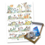 PUZZLE DELLE FORMICHE fabio vettori FUNGHI made in italy 540 PEZZI eco friendly