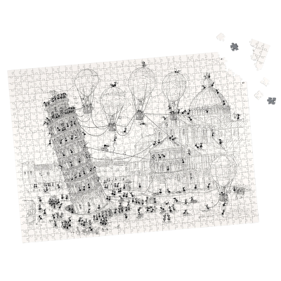 PUZZLE DELLE FORMICHE fabio vettori PISA made in italy 1080 PEZZI eco friendly