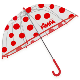OMBRELLO kids PIMPA umbrella IN PVC ombrellino TRASPARENTE panini 84 CM altan