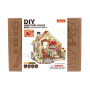 SUNLIT FARMHOUSE KITCHEN diy MINIATURE HOUSE rolife IN LEGNO robotime DH101 età 14+