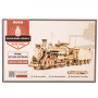SCALE MODEL VEHICLE diy PRIME STEAM EXPRESS rokr IN LEGNO robotime SCALA 1:80 età 14+