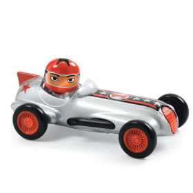 SILVER SUPER SPEED macchinina CRAZY MOTORS in metallo DJECO DJ05453 età 3+