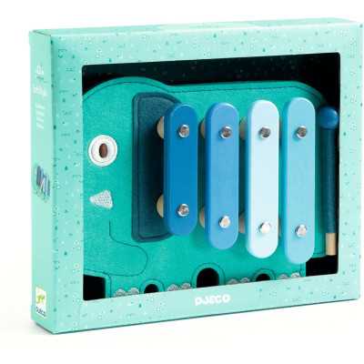 SOFTIXYLO strumento musicale ELEFANTE xylofono DJECO DJ06493 età 3+