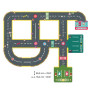 GIANT PUZZLE CIRCUIT circuito CRAZY MOTORS ad incastro DJECO DJ05498 età 3+