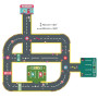 GIANT PUZZLE CIRCUIT circuito CRAZY MOTORS ad incastro DJECO DJ05498 età 3+