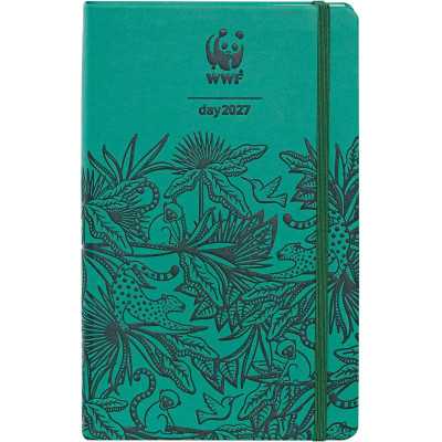 AGENDA 2027 panini WWF giornaliera DAY green VERDE cm 13x21