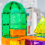 DOME SET costruzioni magnetiche TILETEK in plastica trasparente 18 PEZZI tridimensionale 3D KIT età 3+