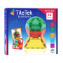 DOME SET costruzioni magnetiche TILETEK in plastica trasparente 18 PEZZI tridimensionale 3D KIT età 3+