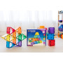 SQUARE TILES costruzioni magnetiche TILETEK plastica trasparente 36 PEZZI tridimensionale EXPANSION PACK età 3+