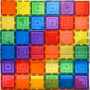 SQUARE TILES costruzioni magnetiche TILETEK plastica trasparente 36 PEZZI tridimensionale EXPANSION PACK età 3+