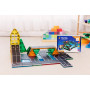 TILE TOPPERS costruzioni magnetiche TILETEK in plastica e legno 40 PEZZI tridimensionale ROAD PACK età 3+