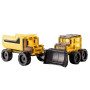 MEGA EARTH MOVERS costruzioni magnetiche TILETEK in plastica 22 PEZZI tridimensionale TRANSPORT età 3+