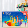 BUILDERS SET costruzioni magnetiche TILETEK in plastica 110 PEZZI tridimensionale 3D KIT età 3+