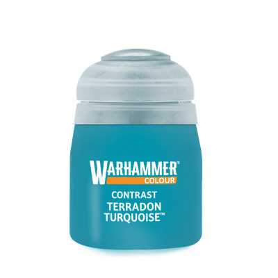 TERRADON TURQUOISE colore CONTRAST Warhammer BLU base ombreggiatura lumeggiatura 18ML