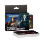 PACCHETTO COMANDO set di carte e indicatori ADEPTUS CUSTODES warhammer 40k IN ITALIANO età 12+
