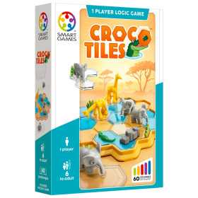 CROCO TILES gioco di logica EDUCATIVO con 60 sfide SMART GAMES solitario LOGIC GAME età 6+