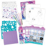 ALBUM DA DISEGNO set creativo NEBULOUS STARS kit artistico CRISTALIA E AGATHA età 7+