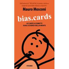 BIAS CARDS gioco di carte A FUMETTI sulle fallacie COGNITIVE psycomix MAURO MOSCONI